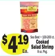 Sellers Bros Sea Best Cooked Salad Shrimp offer