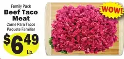 Sellers Bros Family pack beef taco meat offer