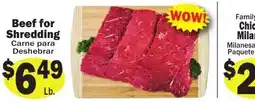 Sellers Bros Beef for Shredding offer