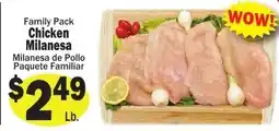 Sellers Bros Family Pack Chicken Milanesa offer