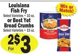 Sellers Bros Louisiana Fish Fry or Best Yet Bread Crumbs offer