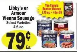 Sellers Bros Libby's or Armour Vienna Sausage offer