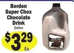 Sellers Bros Borden super chox chocolate drink offer