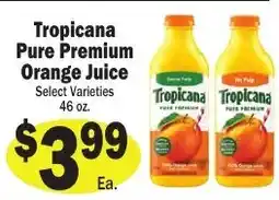 Sellers Bros Tropicana pure premium orange juice offer