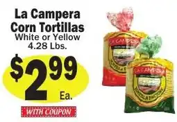 Sellers Bros La Campera corn tortillas offer