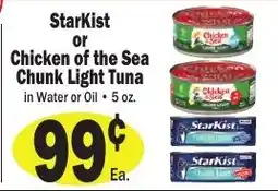 Sellers Bros Starkist or Chicken of the Sea Chunk Light Tuna offer