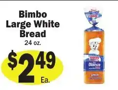 Sellers Bros Bimbo large white bread offer