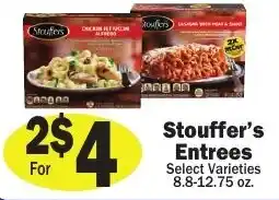Sellers Bros Stouffer's Entrees offer
