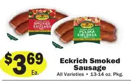 Sellers Bros Eckrich Smoked Sausage offer