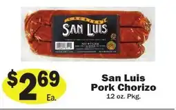 Sellers Bros San Luis Pork Chorizo offer
