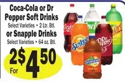 Sellers Bros Coca-Cola or Dr Pepper Soft Drinks offer