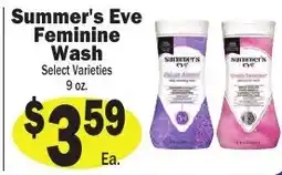 Sellers Bros Summer's Eve Feminine Wash offer