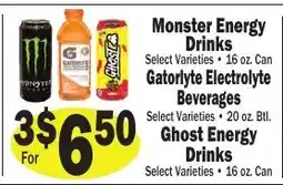 Sellers Bros Monster Energy Drinks offer