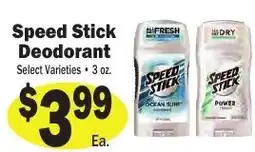 Sellers Bros Speed Stick Deodorant offer