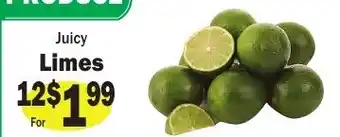 Sellers Bros Juicy Limes offer