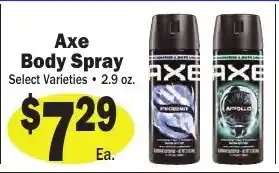 Sellers Bros Axe Body Spray offer