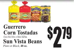 Baja Ranch Guerrero Corn Tostadas offer