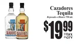 Baja Ranch Cazadores Tequila offer