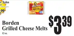 Baja Ranch Borden grilled cheese melts offer