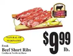 Baja Ranch Certified Angus Beef Fresh Beef Short Ribs offer