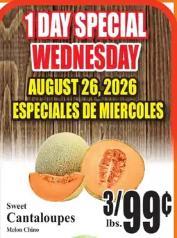 Baja Ranch Sweet Cantaloupes offer