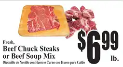 Baja Ranch Fresh, Beef Chuck Steaks or Beef Soup Mix offer