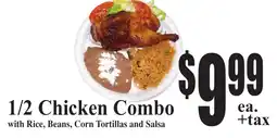 Baja Ranch 1/2 Chicken Combo offer