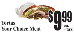 Baja Ranch Tortas Your Choice Meat offer