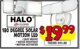 Ollie's 180 DEGREE SOLAR MOTION LED offer