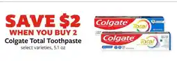 Fareway Colgate Total Toothpaste offer