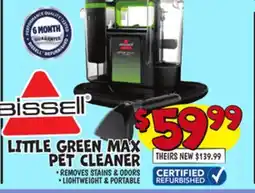 Ollie's BISSELL LITTLE GREEN MAX PET CLEANER offer