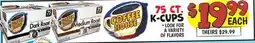 Ollie's 75 CT. K-CUPS offer