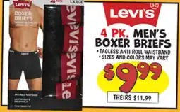 Ollie's LEVI'S 4 PK. MEN'S BOXER BRIEFS offer
