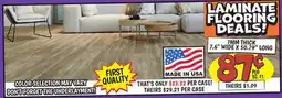 Ollie's LAMINATE FLOORING DEALS! offer