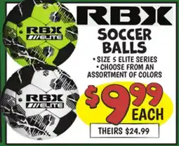 Ollie's RBX SOCCER BALLS offer