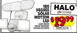 Ollie's HALO 180 DEGREE SOLAR MOTION LED offer