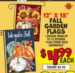Ollie's FALL GARDEN FLAGS offer