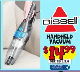 Ollie's BISSELL HANDHELD VACUUM offer