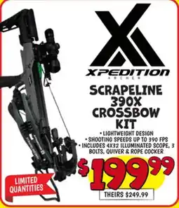 Ollie's SCRAPELINE 390X CROSSBOW KIT offer