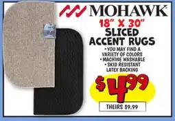 Ollie's MOHAWK 18 X 30 SLICED ACCENT RUGS offer