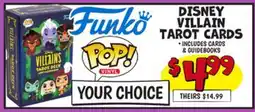 Ollie's Funko DISNEY VILLAIN TAROT CARDS offer