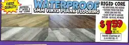 Ollie's WATERPROOF RIGID CORE 5MM VINYL PLANK FLOORING offer
