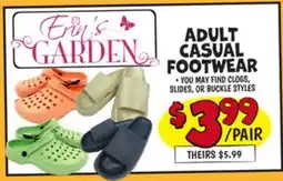 Ollie's ERIN'S GARDEN ADULT CASUAL FOOTWEAR offer