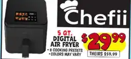 Ollie's 5 QT. DIGITAL AIR FRYER offer