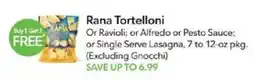 Publix Rana Tortelloni offer