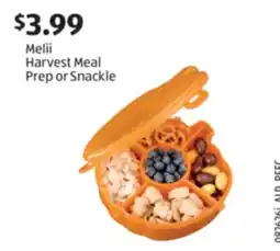 Aldi Melii Harvest Meal Prep or Snackle offer