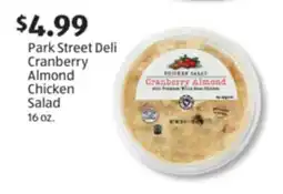 Aldi Park Street Deli Cranberry Almond Chicken Salad offer