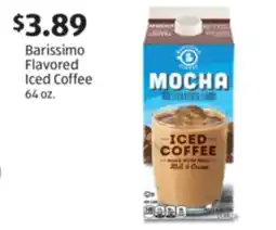 Aldi Barissimo Flavored Iced Coffee offer