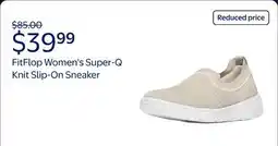Walmart FitFlop Women's Super-Q Knit Slip On Sneaker offer