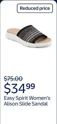 Walmart Easy Spirit Women's Alison Slide Sandal offer